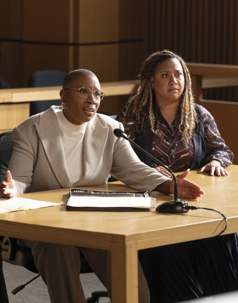 Henren plead their case in court during 9-1-1 Season 8 Episode 4.