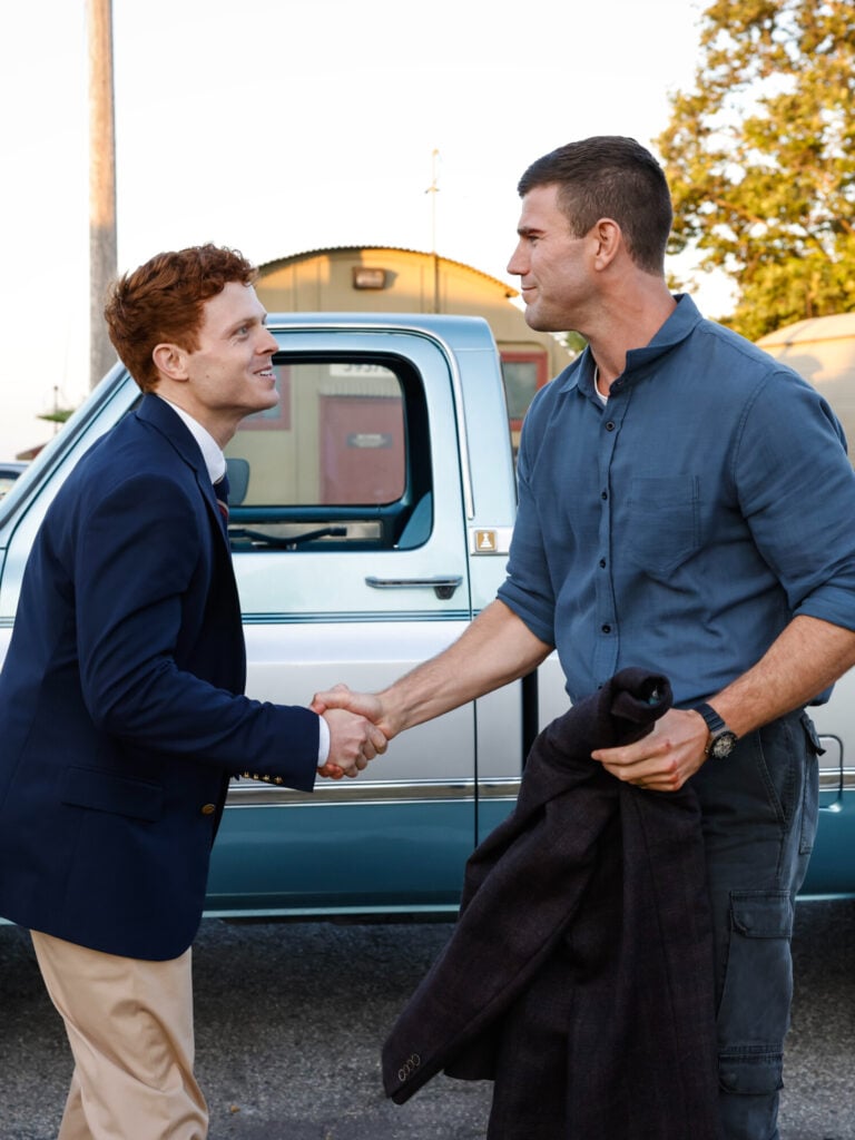 Caleb Foote as Bernard âRandyâ Randolf and Austin Stowell as Leroy Jethro Gibbs