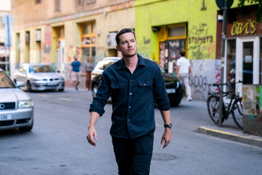 Jesse Lee Soffer in FBI: International Season 4 as he searches for his suspects