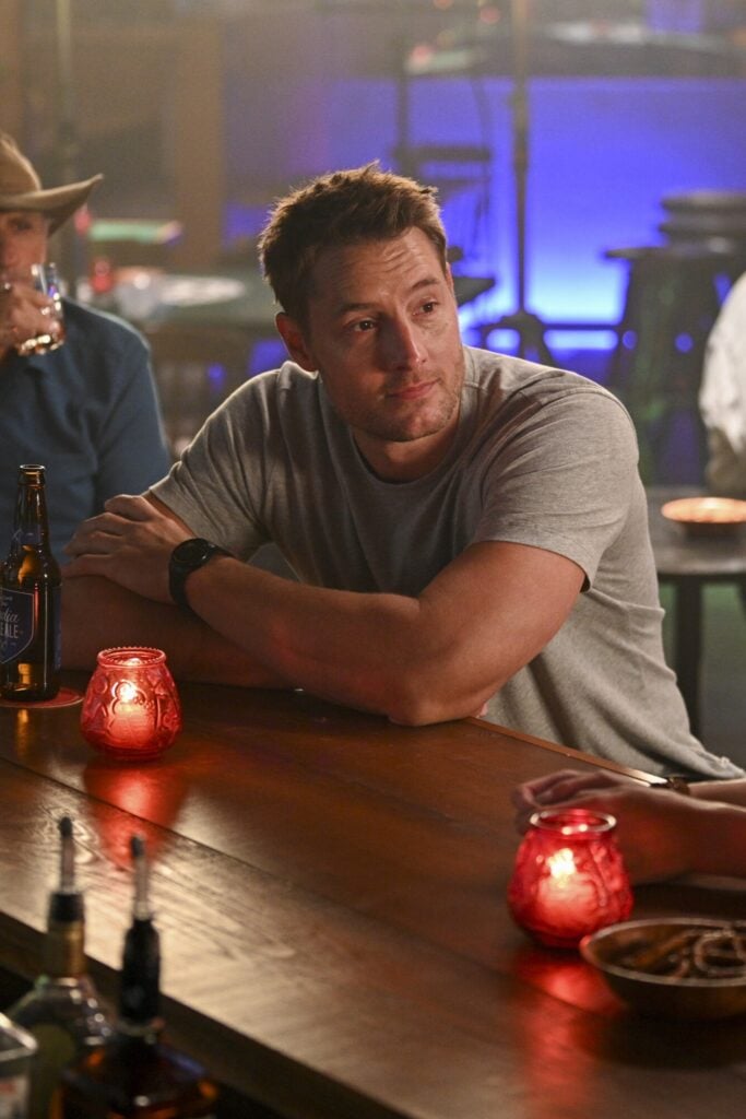 Colter makes a stop at the bar during Tracker Season 2 Episode 3.