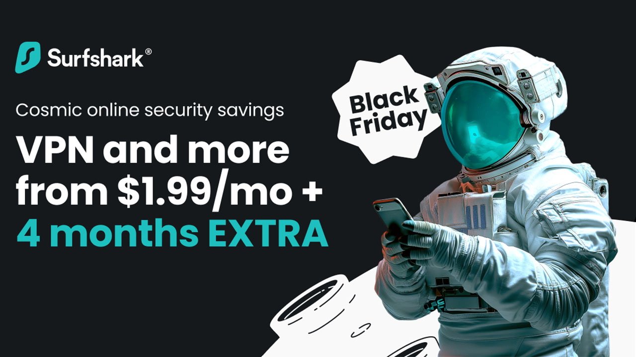 Surfshark Black Friday deals start now, with VPN sale prices from $1.99/mo