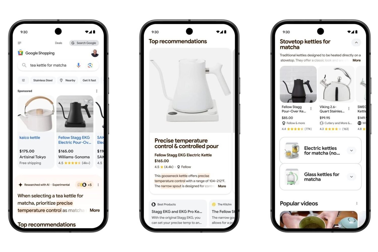 Shopping on Google Is Getting AI Recommendations