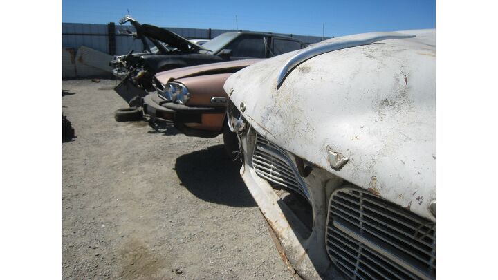 junkyard find pair of volvo amazons