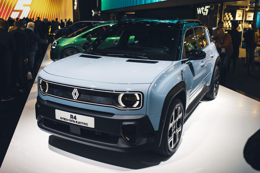 Renault 4 at the 2024 Paris motor show