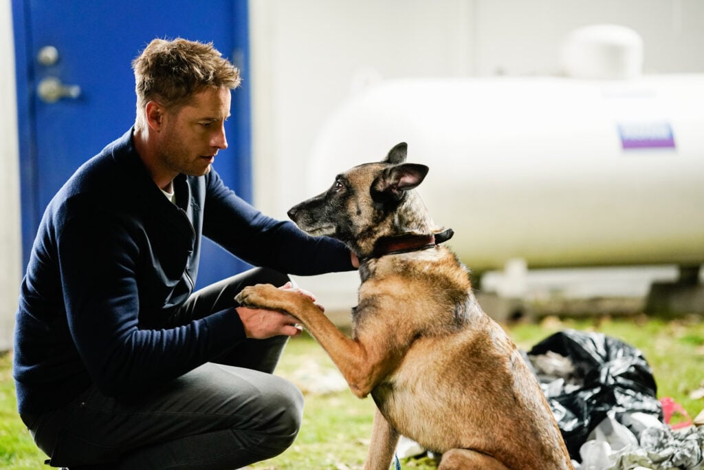 Colter introduces himself to a new friend during Tracker Season 2 Episode 7.