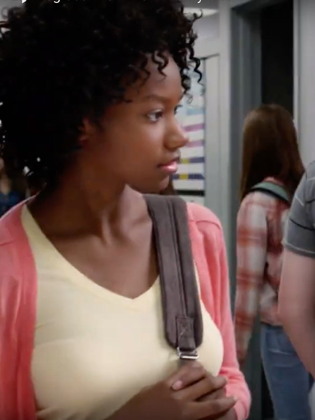 Screenshot from the first episode of Degrassi: Next Class