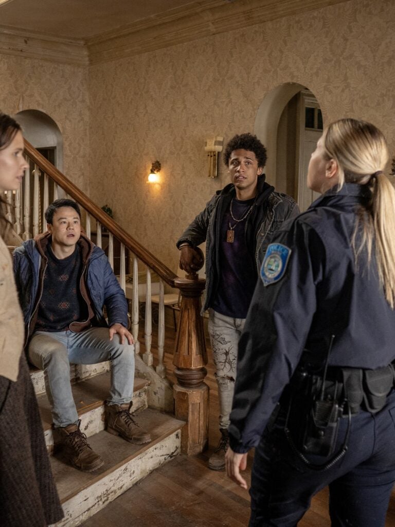 A meeting takes place at Colony House during FROM Season 3 Episode 10.