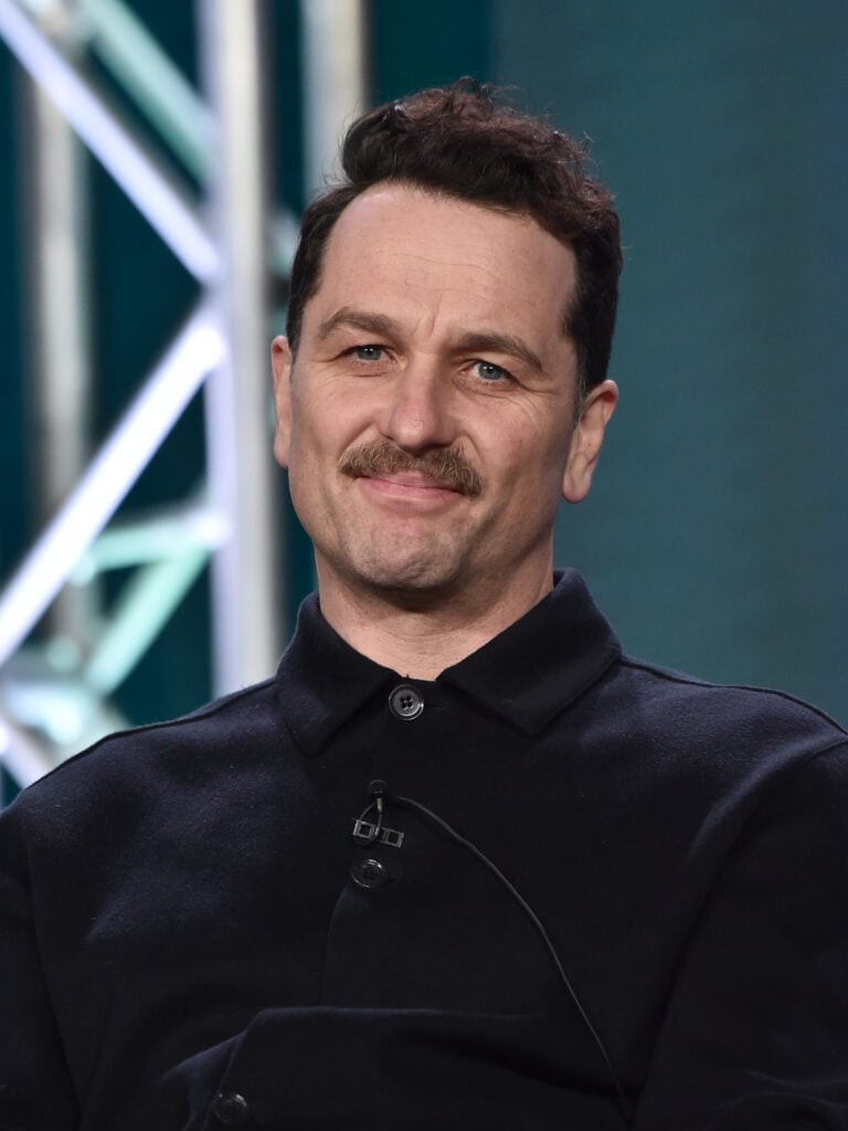 Matthew Rhys attends the Apple TV+ 2023 TCA Winter Press Tour at The Langham Huntington, Pasadena on January 18, 2023 in Pasadena, California. 