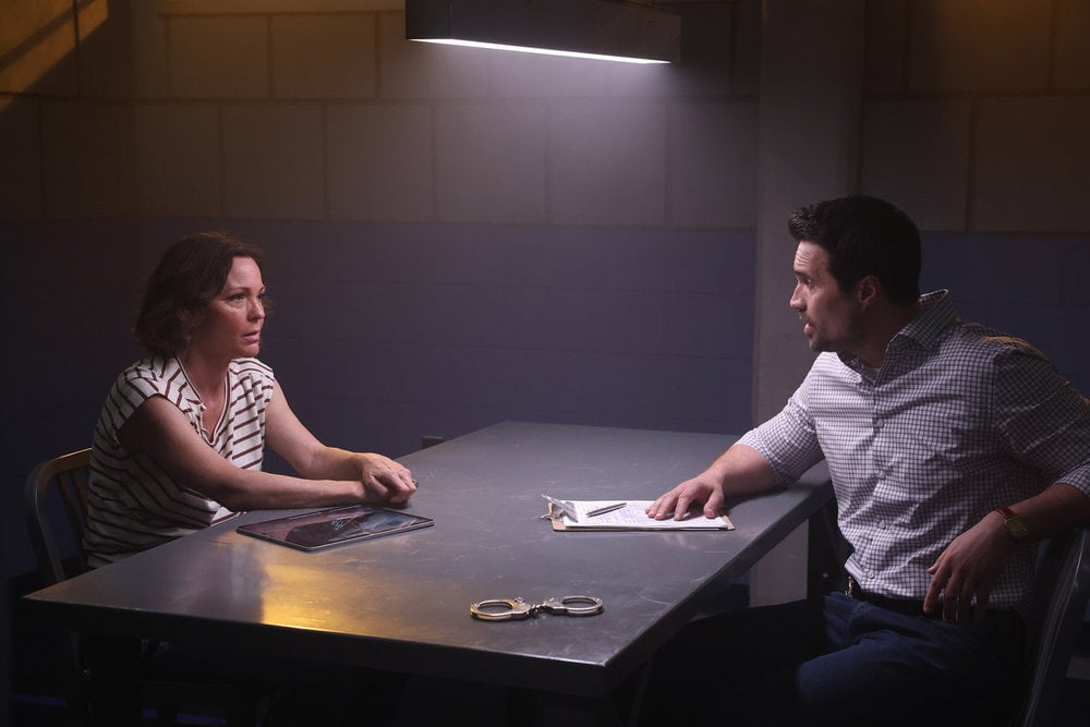 Trent interrogates Margaret.