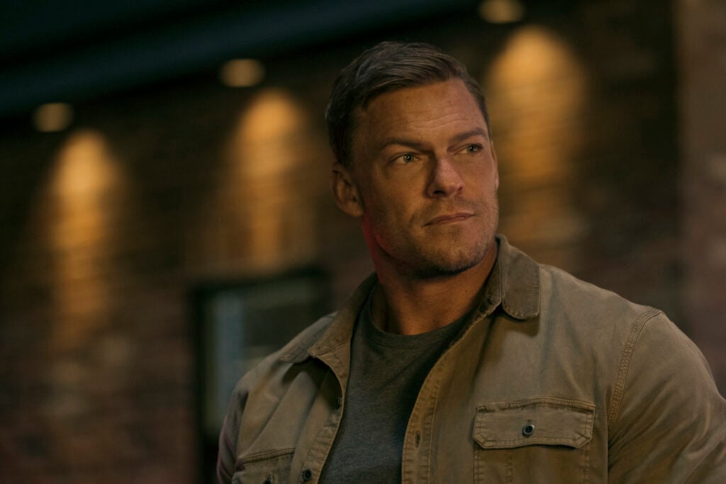 Alan Ritchson as Jack reacher in Prime Video's Reacher