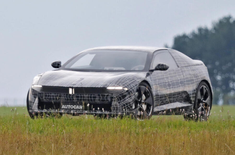 BMW prototype front cornering