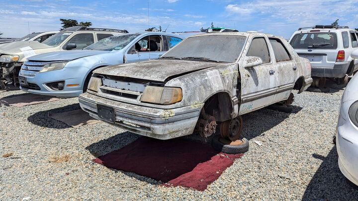 junkyard find 1986 mercury topaz gs lichen this car edition