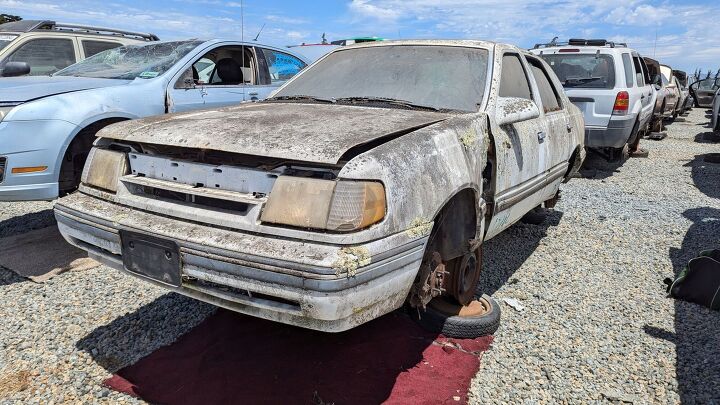 junkyard find 1986 mercury topaz gs lichen this car edition