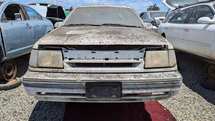 junkyard find 1986 mercury topaz gs lichen this car edition