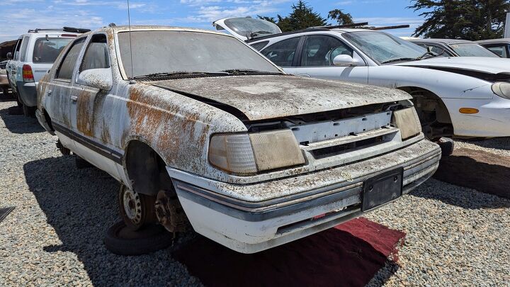 junkyard find 1986 mercury topaz gs lichen this car edition