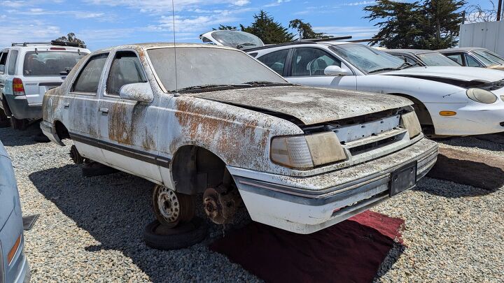 junkyard find 1986 mercury topaz gs lichen this car edition