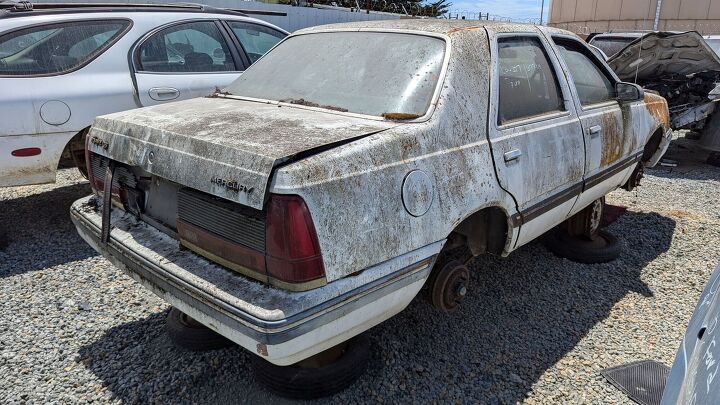 junkyard find 1986 mercury topaz gs lichen this car edition