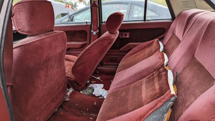 junkyard find 1987 hyundai excel gls four door sedan