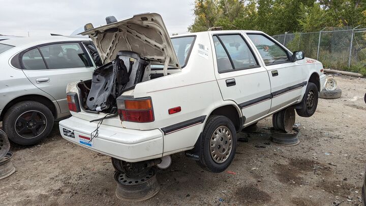 junkyard find 1987 hyundai excel gls four door sedan