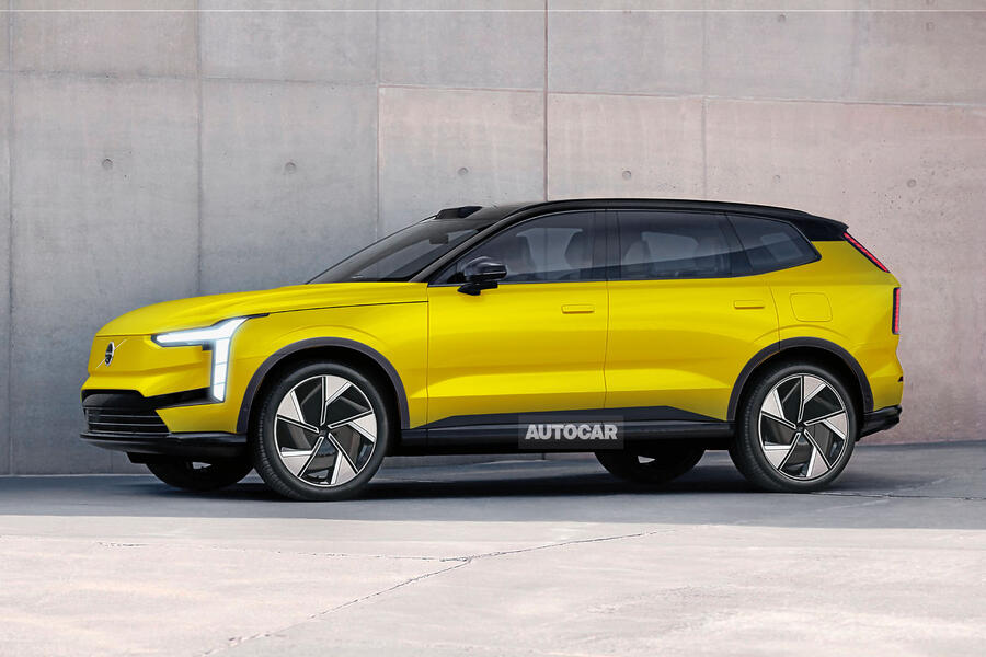 Volvo EX60 Autocar render