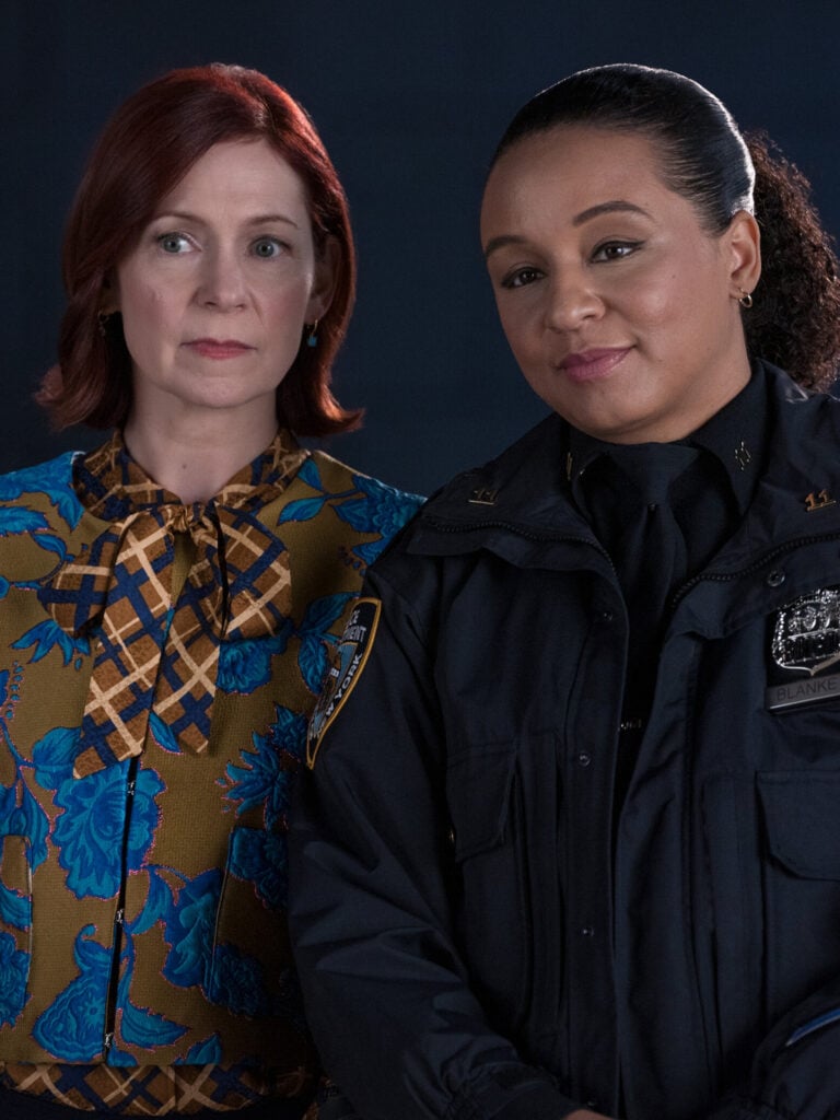 Carrie Preston as Elsbeth Tascioni and Carra Patterson as Kaya Blanke