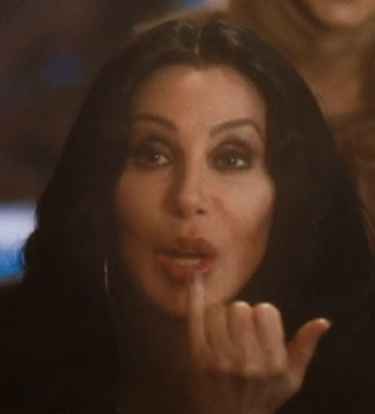 Cher in Burlesque.