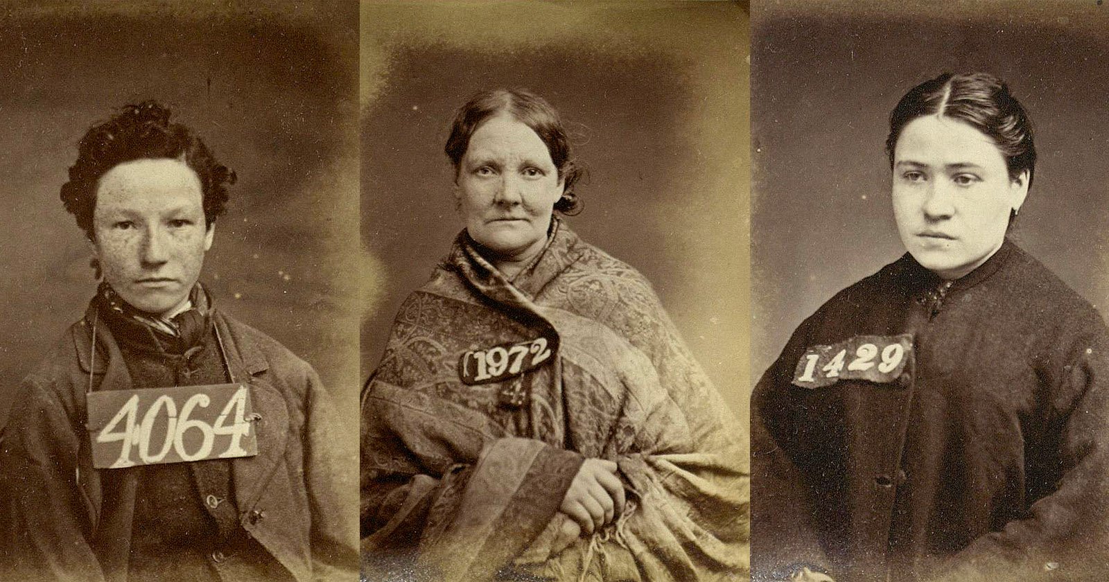 19th Century Mugshots Show Victorian Christmas Criminals Imprisoned for Stealing Coal