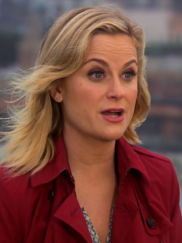 Leslie Stuns in Red - Parks and Recreation Season 6 Episode 21