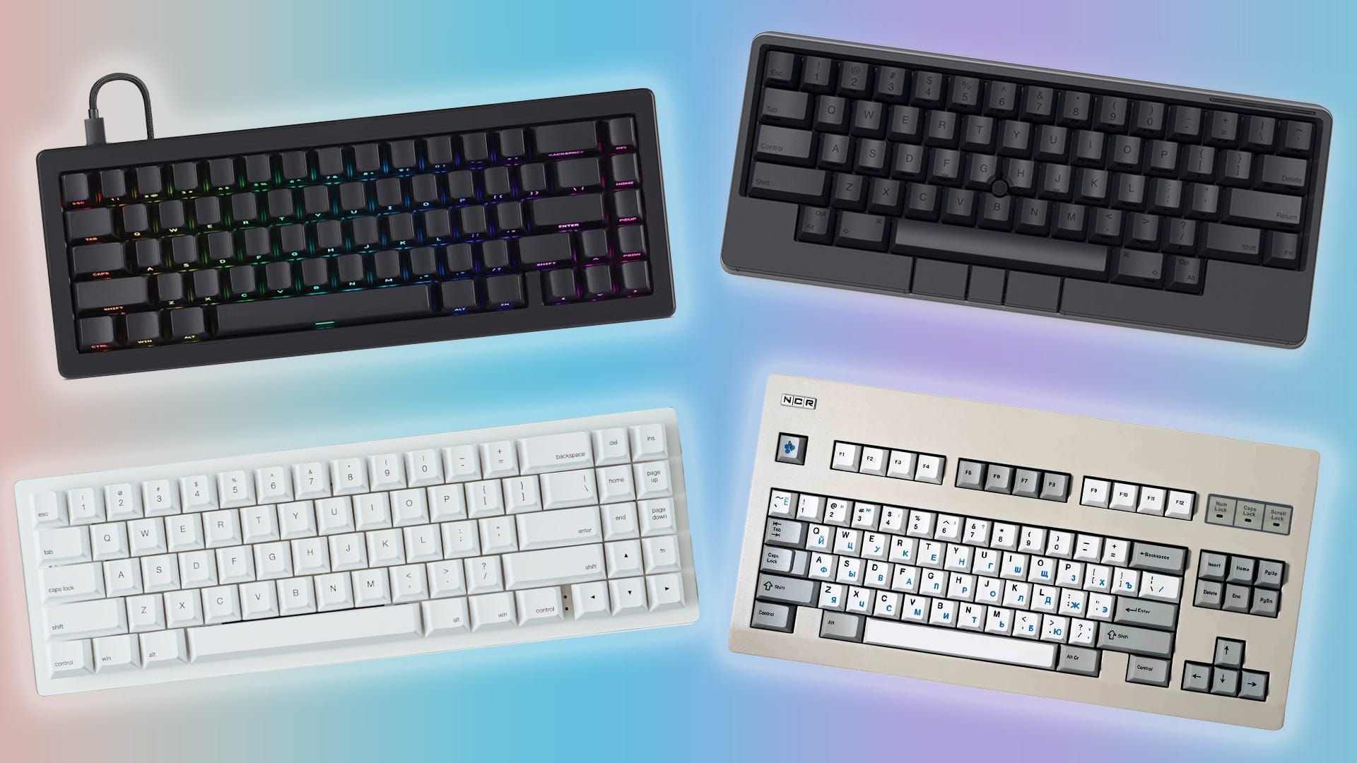 The winter mechanical keyboard shootout: four tiny options put to the test