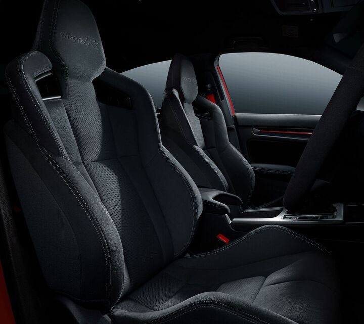 honda previews civic type r with rare black interior