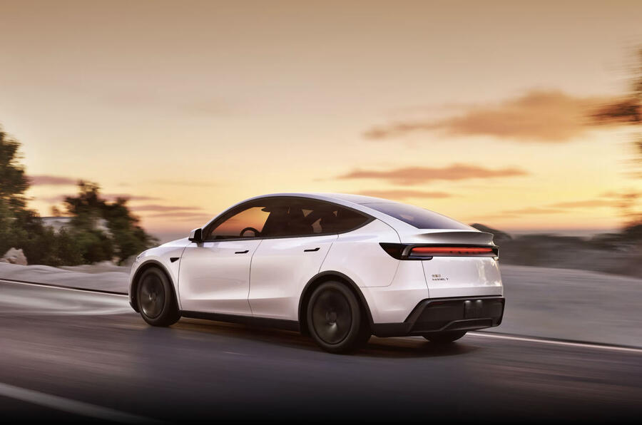 2025 Tesla Model Y rear quarter