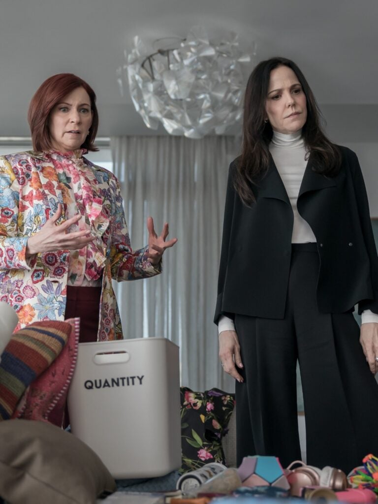 Carrie Preston as Elsbeth Tascioni and Mary-Louise Parker as Freya Frostad