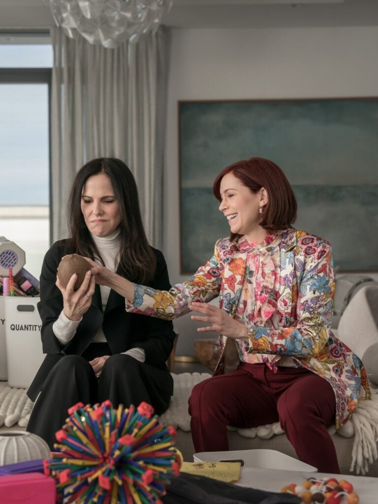 Mary-Louise Parker as Freya Frostad and Carrie Preston as Elsbeth Tascioni
